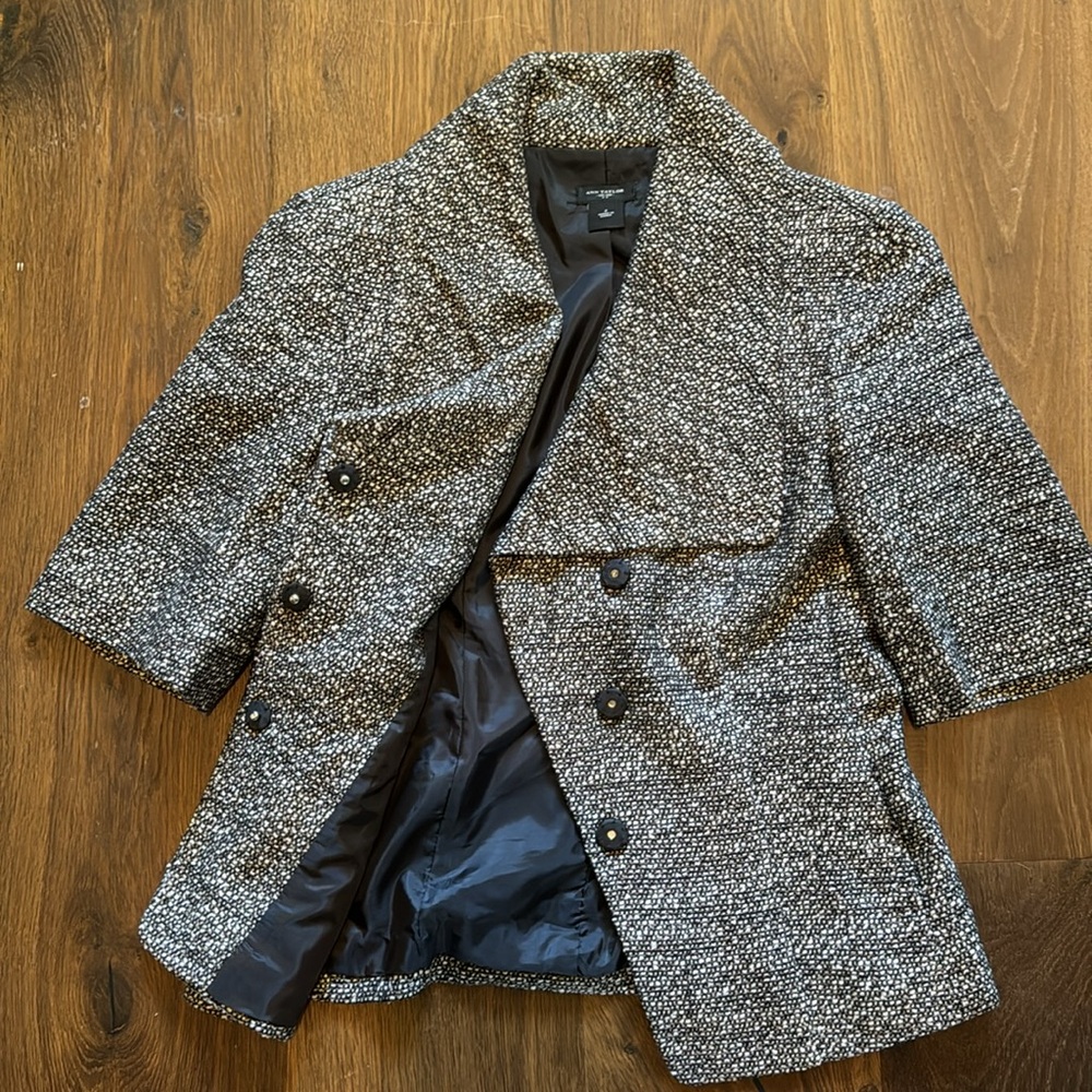 Ann Taylor Fully Lined Tweed Jacket - image 2